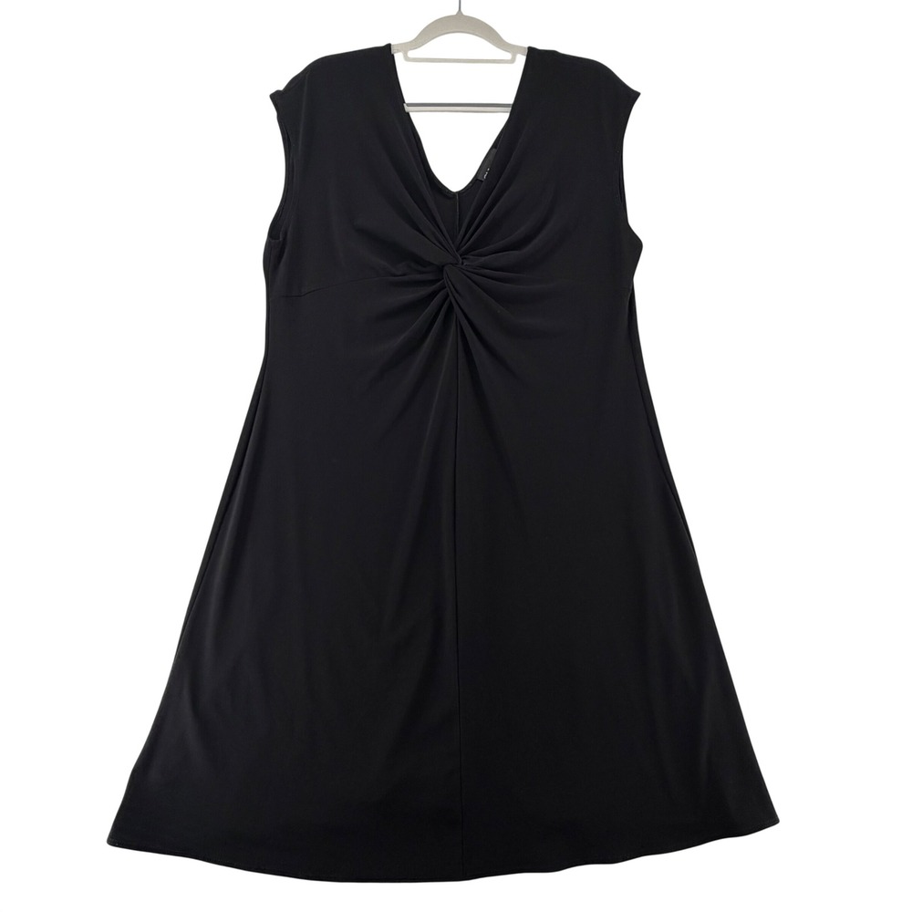 VTG Y2K ONYX Nite by Wendy Chaitin Womens Plus 20W Sleeveless A-Line Dress US